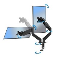 Stolni Nosač Za Dva Monitora | 17-27 inch | 360° | Plinska Opruga | Esperanza 8 esp erw020 1
