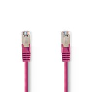CAT5e SFUTP Kabel | 3.0m | Polybag | Pink | NEDIS