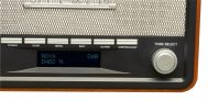 DAB+ FM Radio | DAB-18 | AUX | Sat i Alarm | Tamno Drvo | DENVER 9 dv dab 18 2