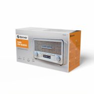DAB+ FM Radio | DAB-18 | AUX | Sat i Alarm | Svijetlo Drvo | DENVER 10 dv dab 18lw 4