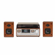 Gramofon | 33-45-78 rpm | FM i DAB Radio | CD | Bluetooth | Light Drvo | DENVER