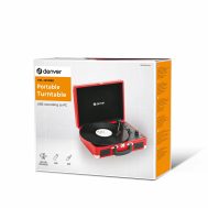 Gramofon | 33-45-78 rpm | Software za Snimanje | Crveni | DENVER 6 dv vpl 120r 2