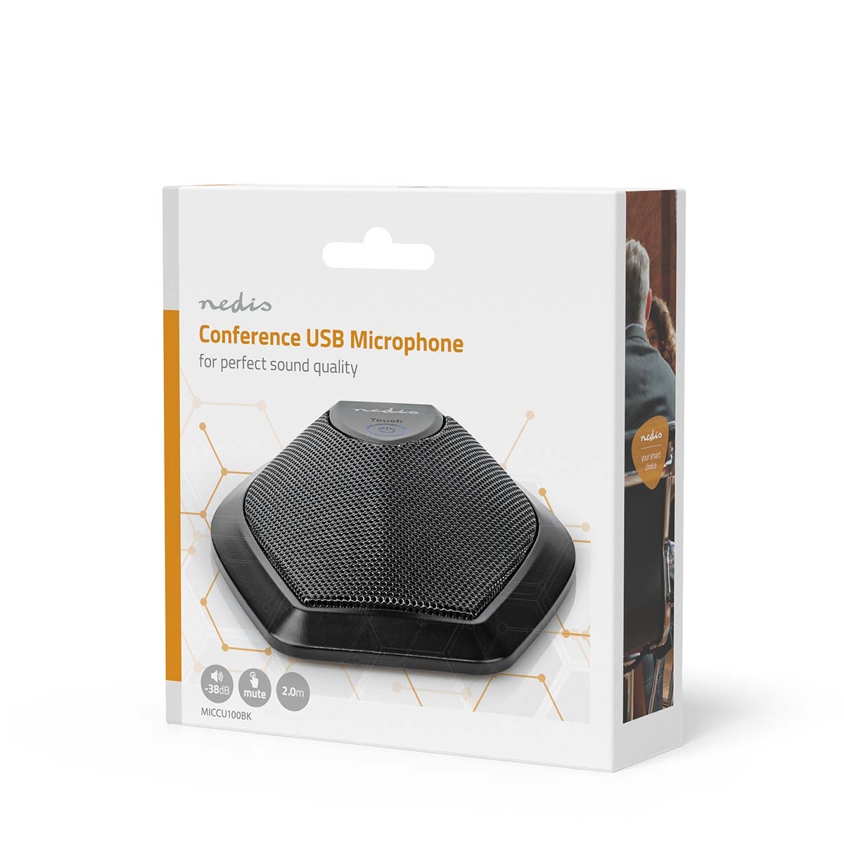 Konferencijski Mikrofon | USB | 360° | NEDIS 5 miccu100bk 4