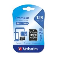 Memorijska kartica MicroSDXC Verbatim 128GB, (C10) UHS-I, s adapterom