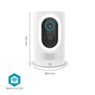 WiFi Spotlight Kamera Na Baterije | 3MP Full HD | IP65 | NEDIS SmartLife 15 wificbo33wt 6