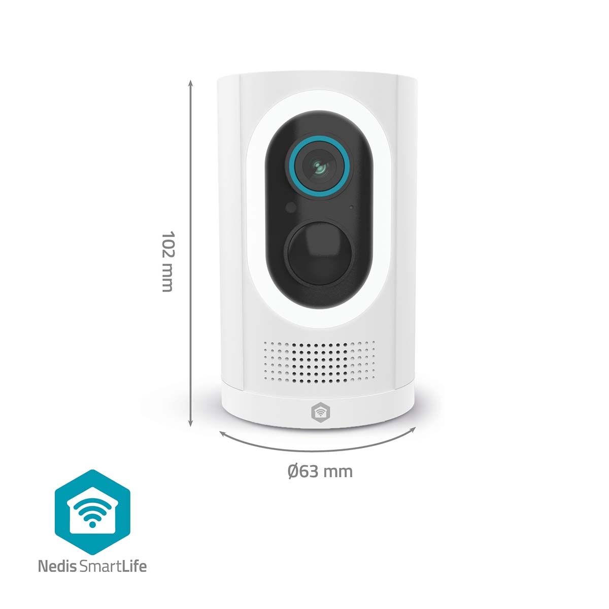 WiFi Spotlight Kamera Na Baterije | 3MP Full HD | IP65 | NEDIS SmartLife 7 wificbo33wt 6