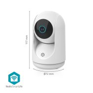 WiFi Smart Kamera | 3MP Full HD | Pan - Tilt | NEDIS Smartlife 15 wifici23cwt 6