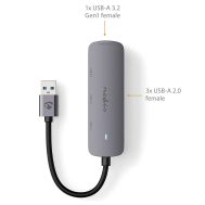 USB Hub | 3x USB-A 2.0 + 1x USB-A 3.2 Gen 1 | NEDIS 15 ccgb61210gy01 6