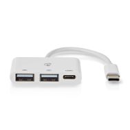 USB Hub | 1x USB-C | 1x USB-C + 2x USB-A ženski | NEDIS