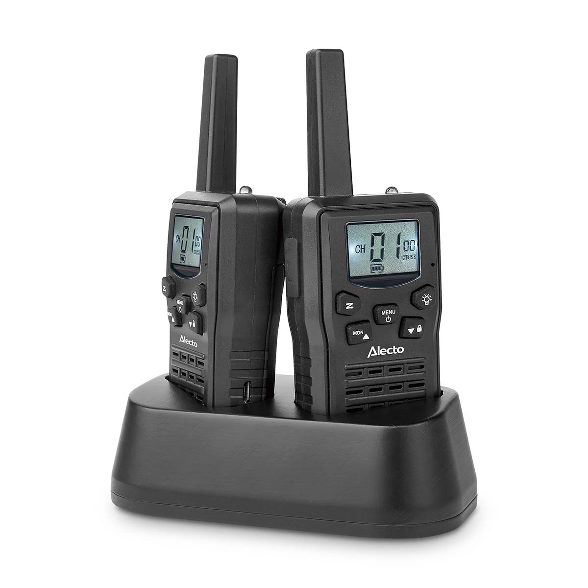 Walkie-Talkie | Domet 10 km | 8 Kanala | Punjač | ALECTO 1 fr200bk