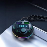 Bluetooth FM Transmiter | USB-C, Micro USB i Lightning Kabel | PD 36W | TORIMA 5 trm g14 1