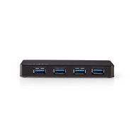 USB 3.2 Gen 1 Hub | 1x USB-A m | 4x USB-A | Napajanje na Struju ili USB | NEDIS