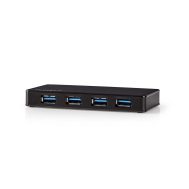 USB 3.2 Gen 1 Hub | 1x USB-A m | 4x USB-A | Napajanje na Struju ili USB | NEDIS 10 uhubu3420bk 3