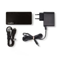 USB 3.2 Gen 1 Hub | 1x USB-A m | 4x USB-A | Napajanje na Struju ili USB | NEDIS 11 uhubu3420bk 4
