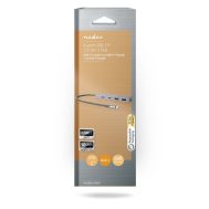 USB-C 3.2 Gen 2 Hub | 2 x USB-C 3.2 + 2 x USB-A 3.2 | 10 Gbps | NEDIS 12 uhubu3450at 5