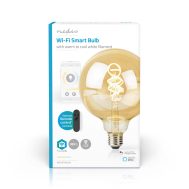 Smartlife WiFi LED Filament Žarulja | E27 | 4,90W | 1800 - 6500 K | G125 |NEDIS 8 wifilrt10g125 3
