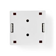 Mrežna Zidna Utičnica | CAT6 | Nadžbukna | 2 x RJ45 | NEDIS 9 ccgb89110wt 2