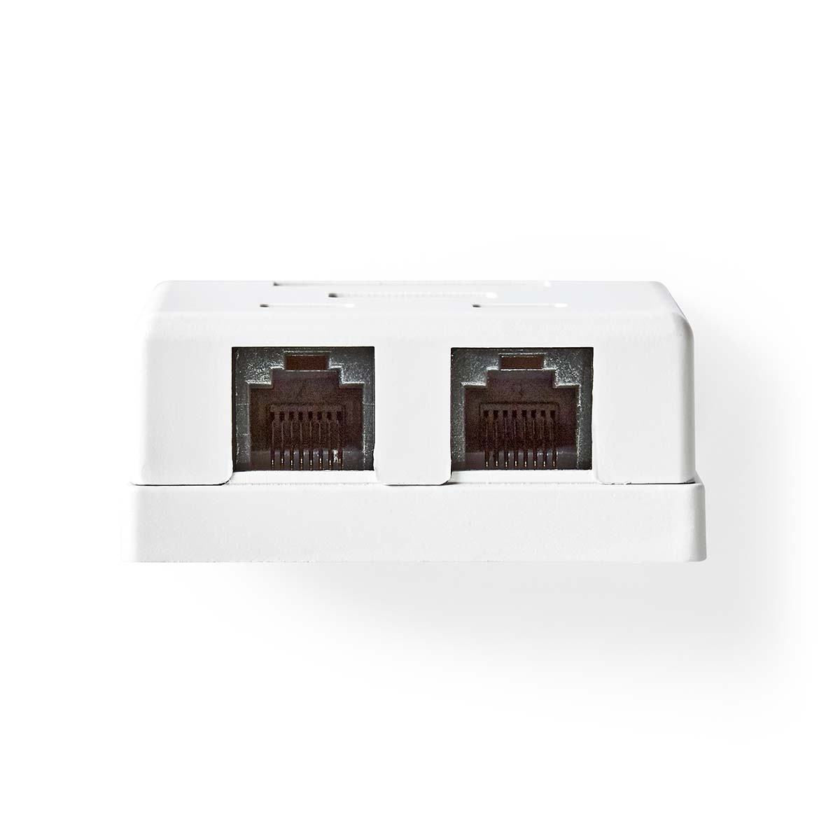 Mrežna Zidna Utičnica | CAT6 | Nadžbukna | 2 x RJ45 | NEDIS 4 ccgb89110wt 3