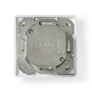 Mrežna Zidna Utičnica | CAT6 | Podžbukna | 2 x RJ45 | NEDIS 10 ccgb89200iv 2