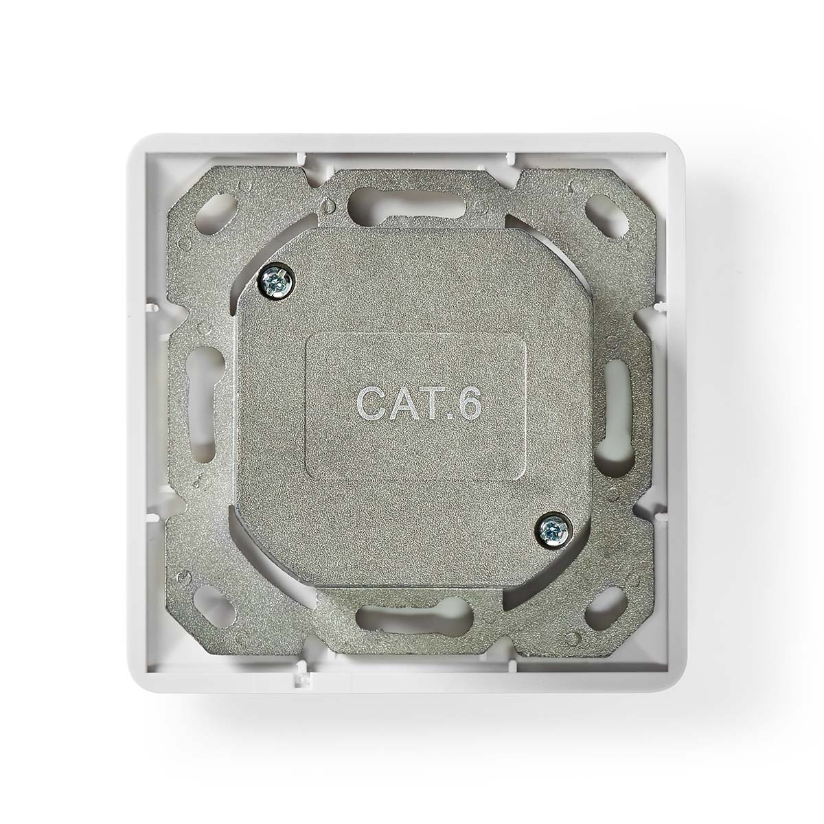 Mrežna Zidna Utičnica | CAT6 | Podžbukna | 2 x RJ45 | NEDIS 3 ccgb89200iv 2