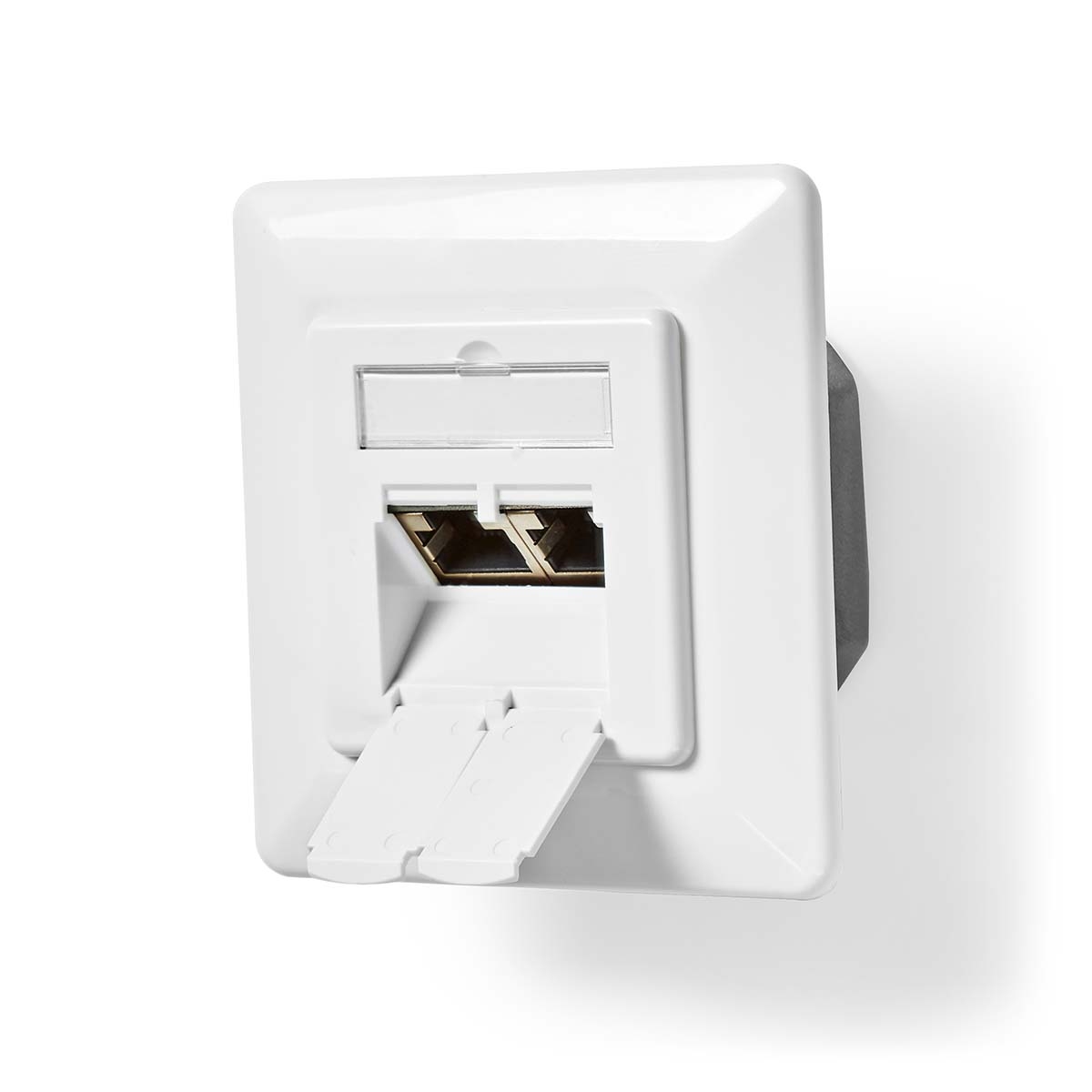 Mrežna Zidna Utičnica | CAT6 | Podžbukna | 2 x RJ45 | NEDIS 4 ccgb89200iv 3