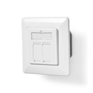 Mrežna Zidna Utičnica | CAT6 | Podžbukna | 2 x RJ45 | NEDIS 12 ccgb89200iv 4