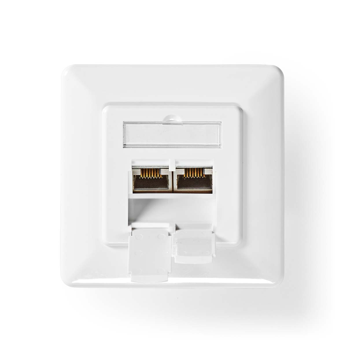 Mrežna Zidna Utičnica | CAT7 | Podžbukna | 2 x RJ45 | NEDIS 1 ccgb89260iv