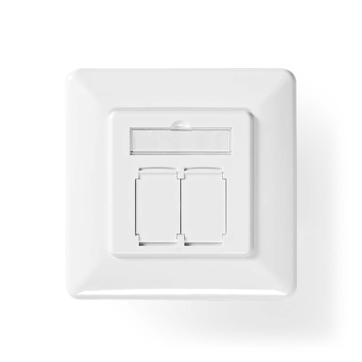 Mrežna Zidna Utičnica | CAT7 | Podžbukna | 2 x RJ45 | NEDIS 2 ccgb89260iv 1