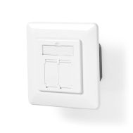Mrežna Zidna Utičnica | CAT7 | Podžbukna | 2 x RJ45 | NEDIS 14 ccgb89260iv 5