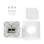 Mrežna Zidna Utičnica | CAT7 | Podžbukna | 2 x RJ45 | NEDIS 16 ccgb89260iv 7