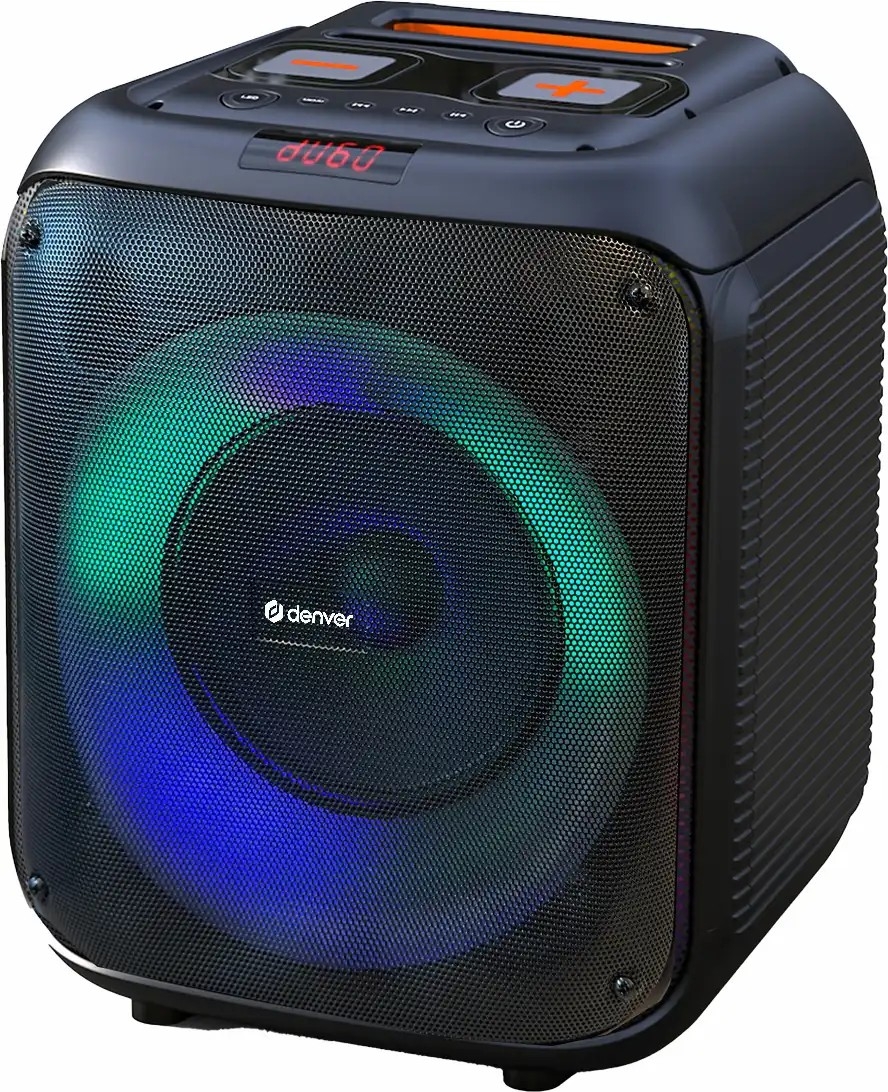 Bluetooth Party Zvučnik | 40W RMS | Daljinski Upravljač | TWS | DENVER 2 dv bps 250 1