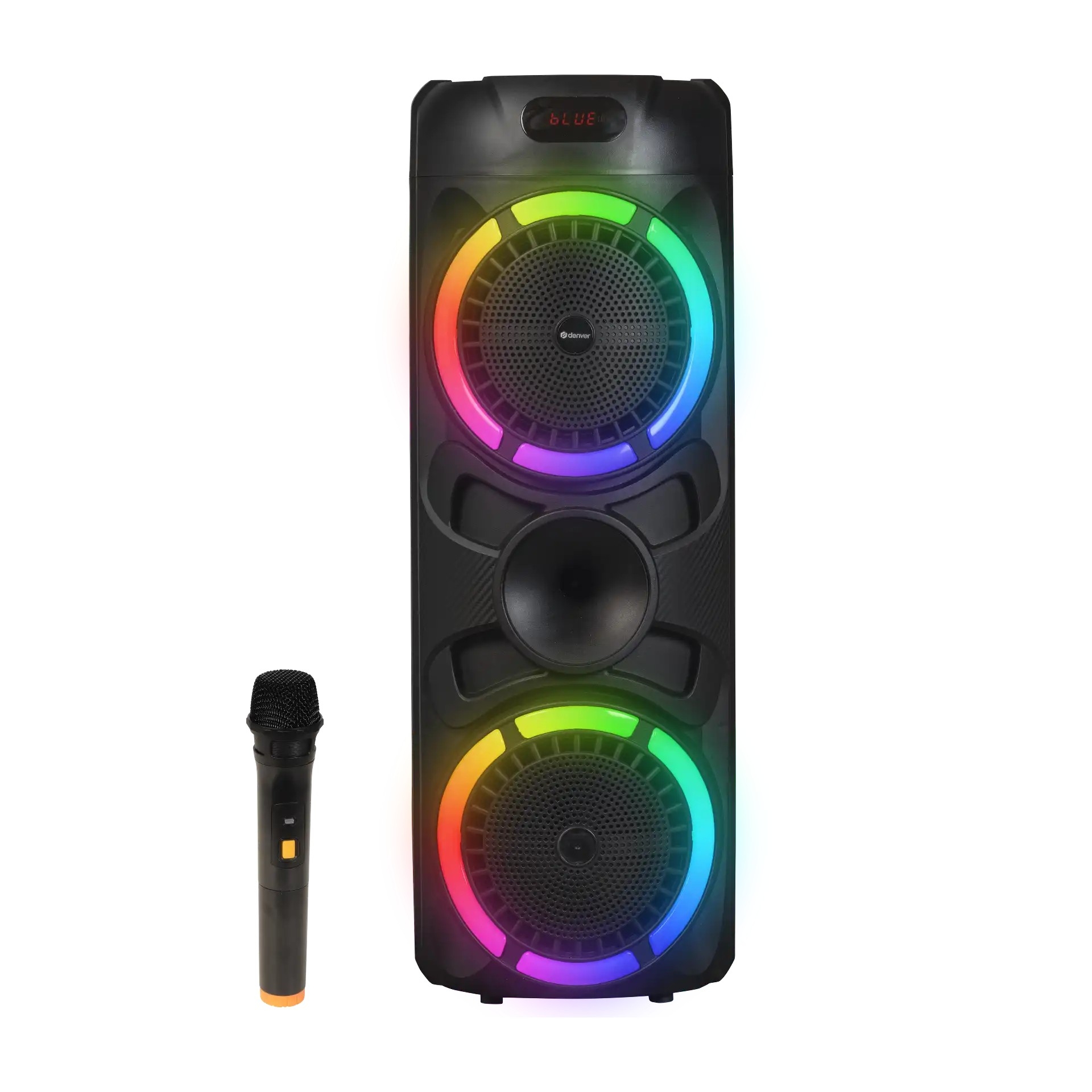 Bluetooth Party Zvučnik | 40W RMS | Bežični Mikrofon | TWS | DENVER 1 dv bps 459