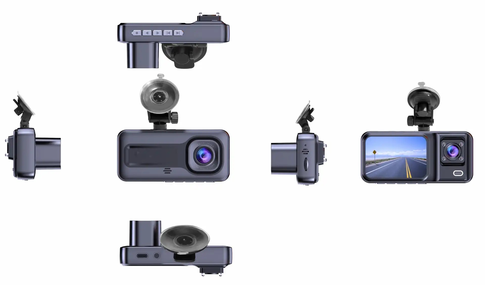 Auto Kamera (Dashcam) | Dual Cam | Full HD | 2" Zaslon | DENVER 5 dv cct 2500 4