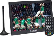 Prijenosni LED TV 10.1" | DVB-T2 H.265 Tuner | Baterija | Antena | DENVER
