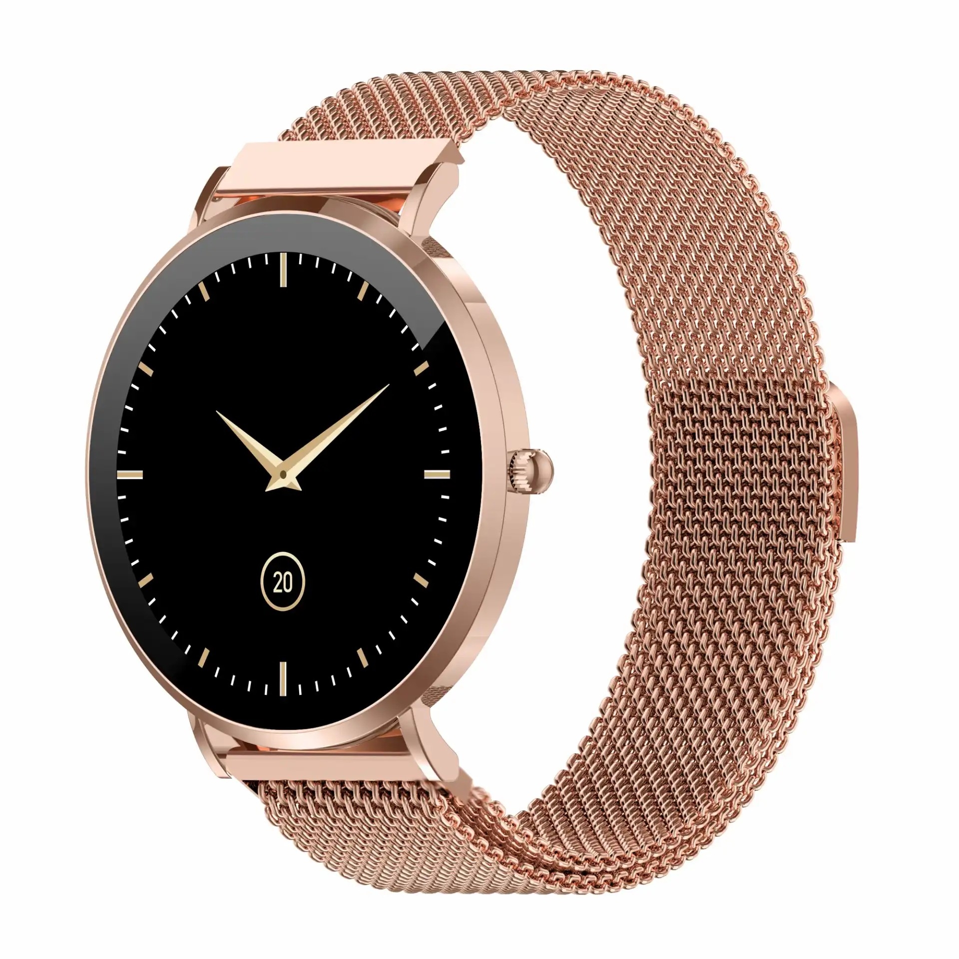 Smartwatch SWC-394 | AMOLED 1.32" | IP68 | Metalna Narukvica | Rose | DENVER 2 dv swc 394rg 1