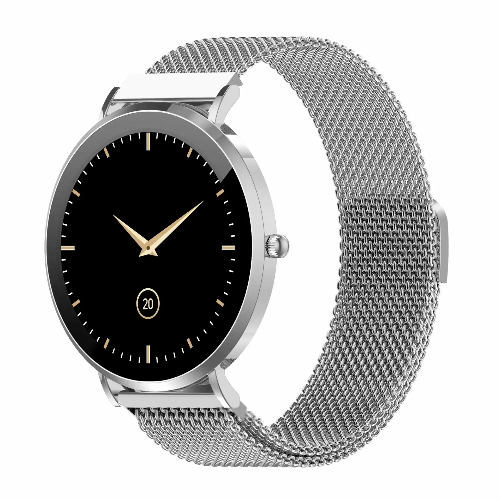 Smartwatch SWC-394 | AMOLED 1.32" | IP68 | Metalna Narukvica | Silver | DENVER 2 dv swc 394s 1