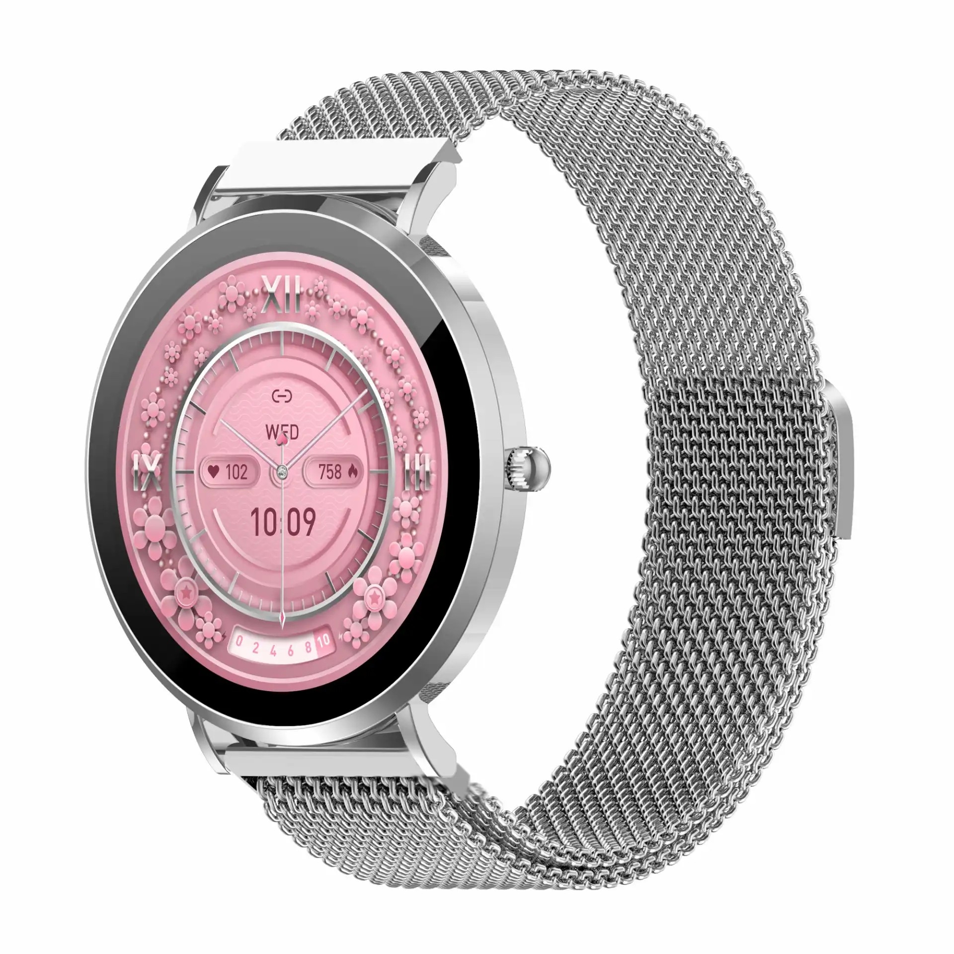 Smartwatch SWC-394 | AMOLED 1.32" | IP68 | Metalna Narukvica | Silver | DENVER 3 dv swc 394s 2