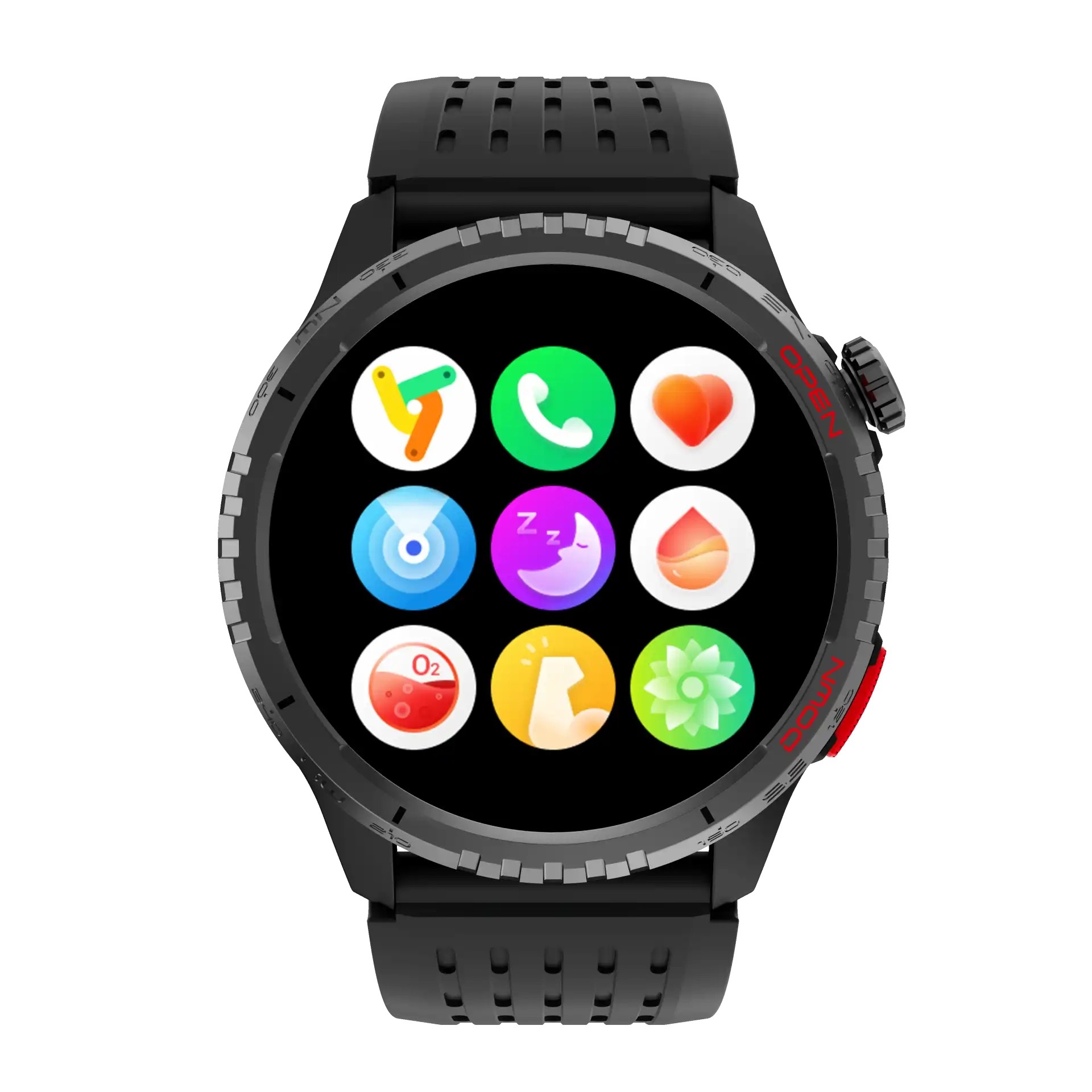 Smartwatch GPS SWG-345 | AMOLED Zaslon 1.43" | 3 ATM | Crni | DENVER 6 dv swg 345b 5