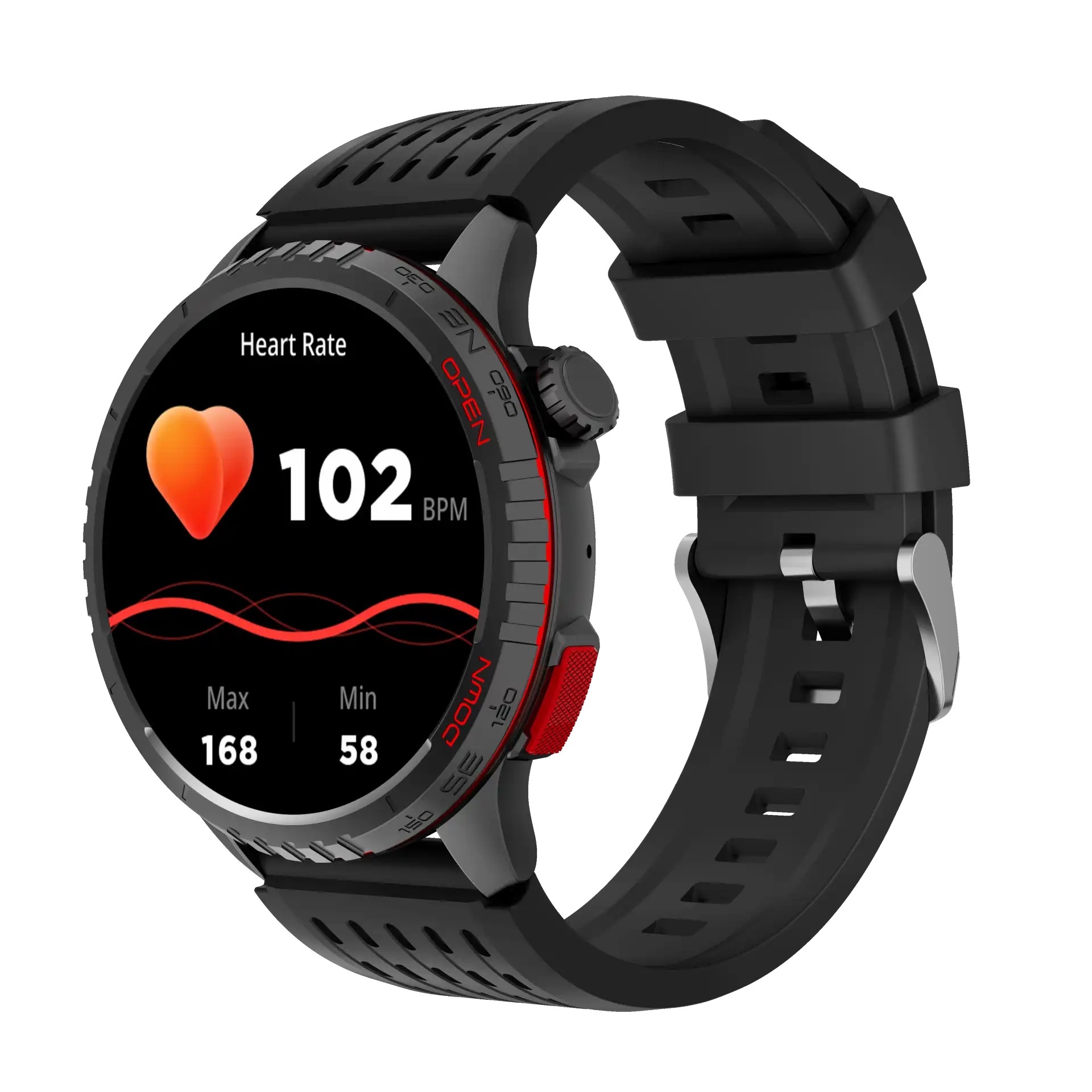 Smartwatch GPS SWG-345 | AMOLED Zaslon 1.43" | 3 ATM | Crni | DENVER 9 dv swg 345b 8