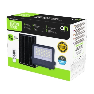 LED Solarni Reflektor | 1000 Lumena | 4000K | Panel 10W | ON 2 jl23875765 1