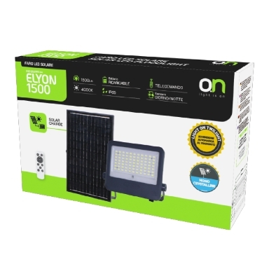 LED Solarni Reflektor | 1500 Lumena | 4000K | Panel 15W | ON 2 jl23875766 1