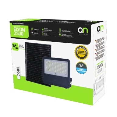 LED Solarni Reflektor | 2500 Lumena | 4000K | Panel 20W | ON 2 jl23875767 1