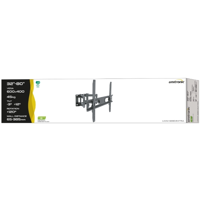Zidni Nosač za TV | 32 - 80 inča | Full Motion | 45 kg | UNITRONIC 2 jl41803 uni e 1
