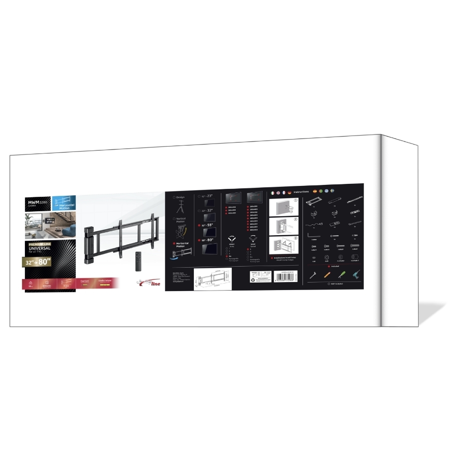 Motorizirani TV Nosač | 32 - 80 inča | 30 kg | 170° Rotacija | Jollyline 6 jl42885 5
